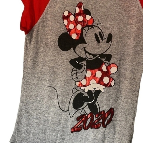 NEW Plus Size 2020 Disney's Minnie Mouse Short Sleeve T-shirt XL - Picture 2 of 5